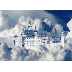 Bluebird Puzzle (70036) - "Neuschwanstein Castle in Clouds" - 500 pièces