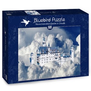 Bluebird Puzzle (70036) - "Neuschwanstein Castle in Clouds" - 500 pièces