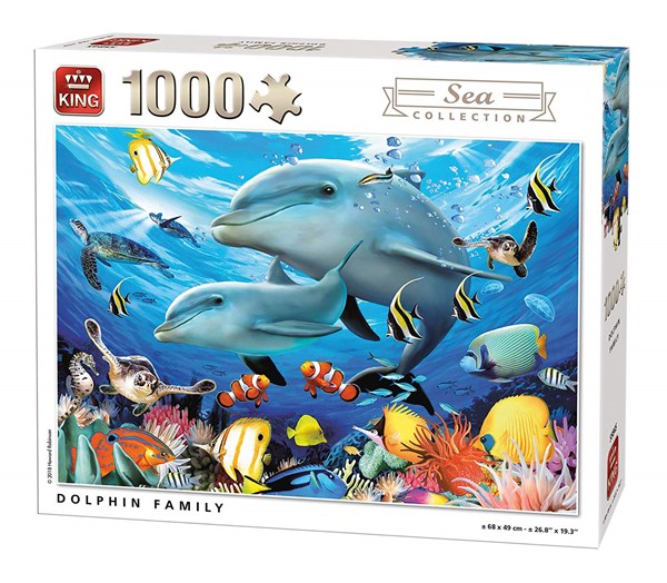 King International (55845) - "Dolphin Family" - 1000 pièces