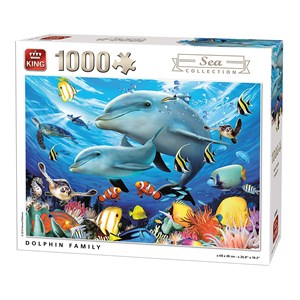 King International (55845) - "Dolphin Family" - 1000 pièces