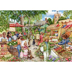 Falcon (11244) - Debbie Cook: "Farmer's Market" - 1000 pièces