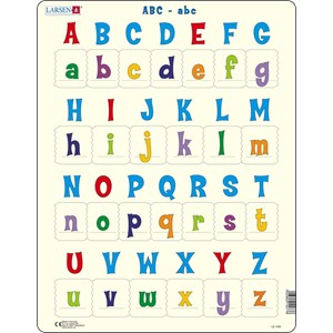 Larsen (LS1426) - "All the upper and lower case letter" - 26 pièces