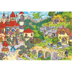 Schmidt Spiele (56311) - "The Land of Fairytale" - 100 pièces