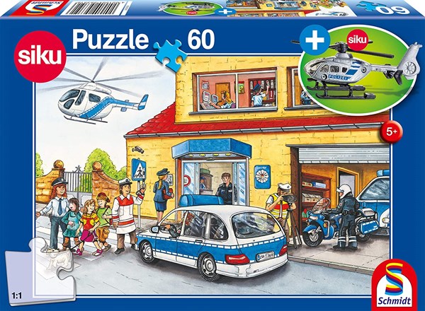 Schmidt Spiele (56351) - "Helicopter Puzzle" - 60 pièces