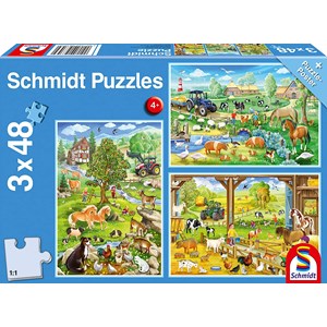 Schmidt Spiele (56353) - "Farmyard" - 48 pièces