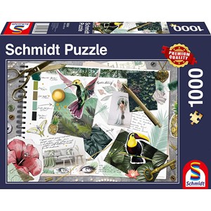 Schmidt Spiele (58354) - "Mood Board" - 1000 pièces
