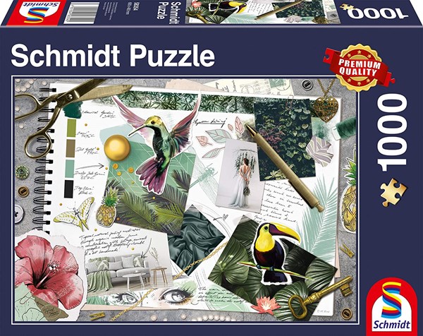 Schmidt Spiele (58354) - "Mood Board" - 1000 pièces