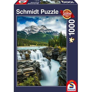 Schmidt Spiele (58360) - "Athabasca Falls, Canada" - 1000 pièces