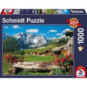 Schmidt Spiele (58368) - "Mountain View Idyll" - 1000 pièces