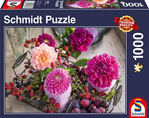 Schmidt Spiele (58369) - "Berries and Flowers" - 1000 pièces