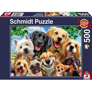 Schmidt Spiele (58390) - "Dog Selfie" - 500 pièces