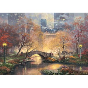 Schmidt Spiele (59496) - Thomas Kinkade: "Central Park in Autumn" - 1000 pièces