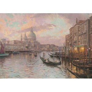 Schmidt Spiele (59499) - Thomas Kinkade: "In The Streets of Venice" - 1000 pièces