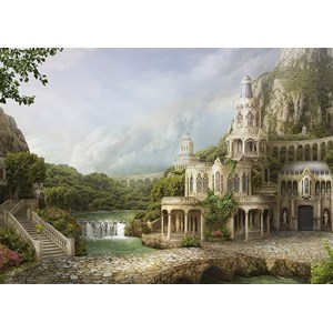 Schmidt Spiele (59611) - Nadegda Mihailova: "Palais in The Mountains" - 1000 pièces