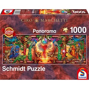 Schmidt Spiele (59615) - Ciro Marchetti: "In the Kingdom of the Firebird" - 1000 pièces