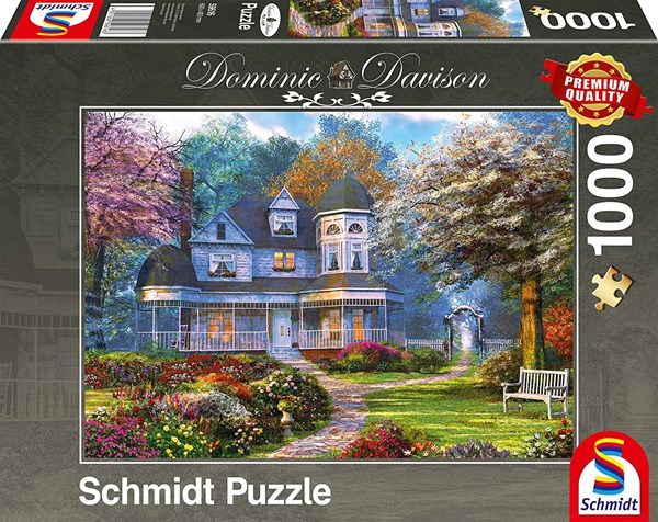 Schmidt Spiele (59616) - Dominic Davison: "Victorian Manor" - 1000 pièces