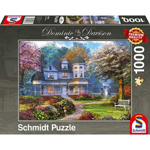 Schmidt Spiele (59616) - Dominic Davison: "Victorian Manor" - 1000 pièces