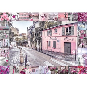 Schmidt Spiele (59630) - Assaf Frank: "Romantic Travel" - 1000 pièces