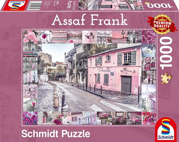 Schmidt Spiele (59630) - Assaf Frank: "Romantic Travel" - 1000 pièces