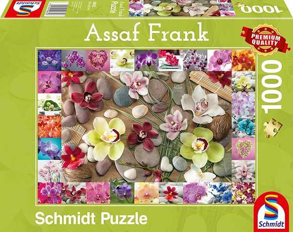 Schmidt Spiele (59632) - Assaf Frank: "Orchids" - 1000 pièces