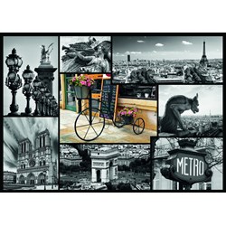 Trefl (102796) - "Montage Paris" - 1000 pièces