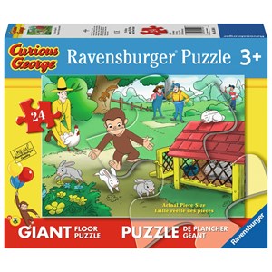 Ravensburger (05549) - "Curious George, Fun Giant" - 24 pièces