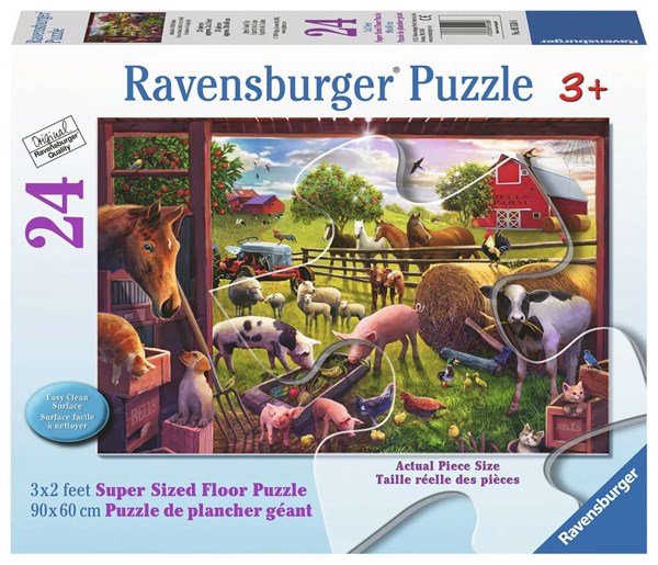 Ravensburger (05558) - "Animals of Bells Farm" - 24 pièces
