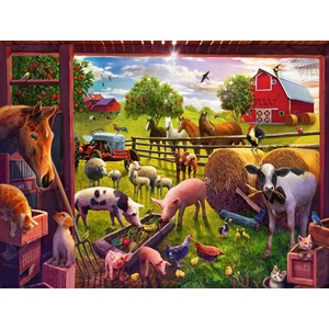 Ravensburger (05558) - "Animals of Bells Farm" - 24 pièces