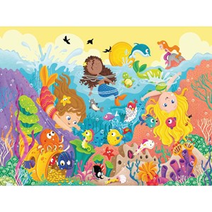 Ravensburger (05559) - "Splashing Mermaids" - 24 pièces
