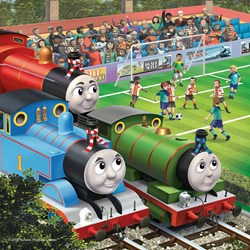Ravensburger (08037) - "Thomas Watches Soccer" - 49 pièces