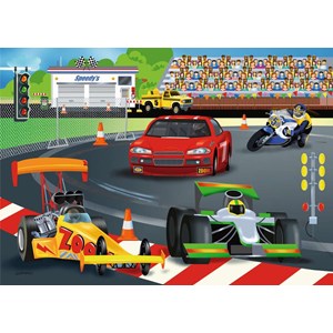 Ravensburger (09515) - "Day at The Races" - 60 pièces