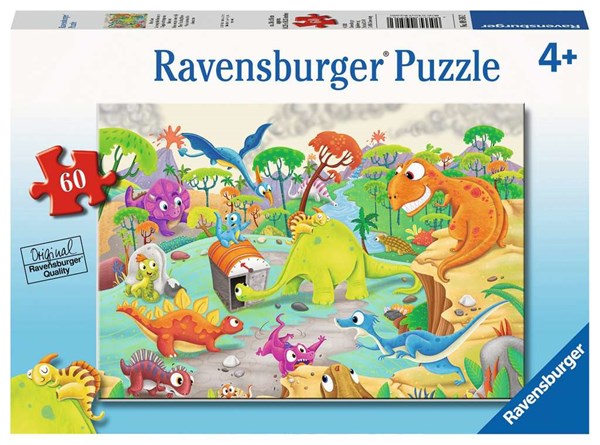 Ravensburger (09516) - "Time Traveling Dinos" - 60 pièces