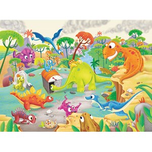 Ravensburger (09516) - "Time Traveling Dinos" - 60 pièces