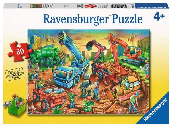 Ravensburger (09517) - "Construction Crew" - 60 pièces