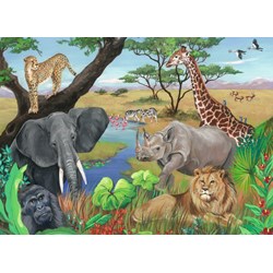 Ravensburger (09600) - "Safari Animals" - 60 pièces