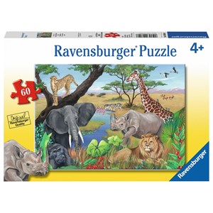 Ravensburger (09600) - "Safari Animals" - 60 pièces
