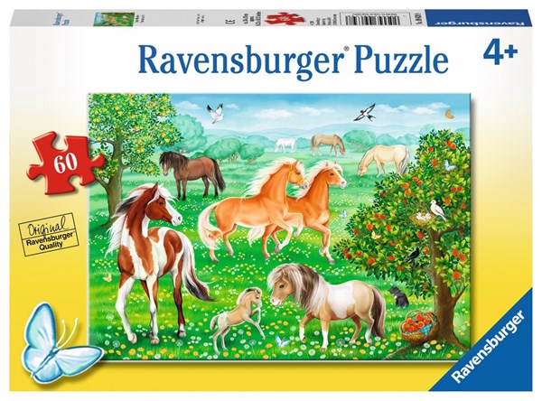 Ravensburger (09639) - "Mustang Meadow" - 60 pièces