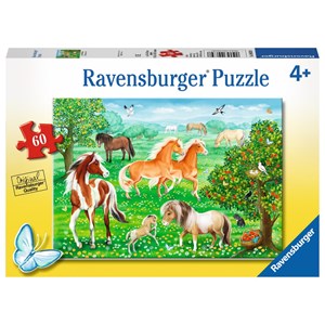 Ravensburger (09639) - "Mustang Meadow" - 60 pièces