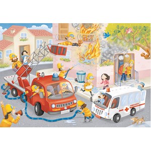 Ravensburger (09641) - "Firefighter Rescue!" - 60 pièces