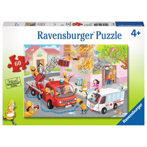 Ravensburger (09641) - "Firefighter Rescue!" - 60 pièces