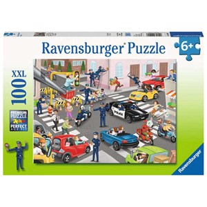 Ravensburger (10401) - "Police Patrol" - 100 pièces