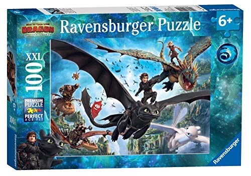 Ravensburger (10955) - "How to Train Your Dragon 3" - 100 pièces
