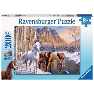 Ravensburger (12690) - "Winter Horses" - 200 pièces