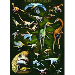Eurographics (6000-0072) - "Dinosaures à plumes" - 1000 pièces