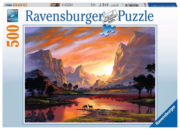 Ravensburger (14833) - "Tranquil Sunset" - 500 pièces