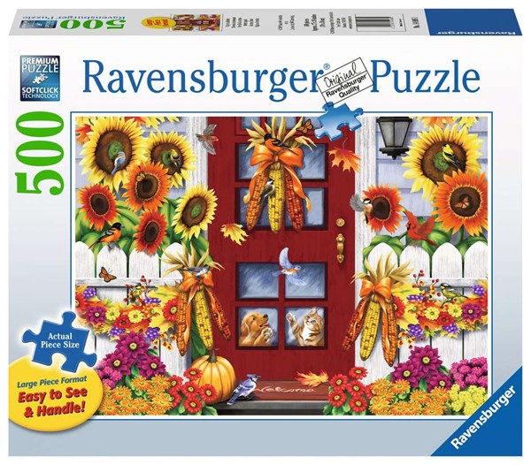 Ravensburger (14968) - "Autumn Birds" - 500 pièces
