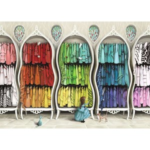 Ravensburger (14996) - "Fantastic Fashionista" - 1000 pièces