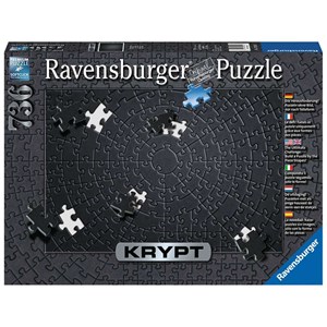 Ravensburger (15260) - "Krypt Black" - 736 pièces