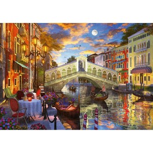 Ravensburger (15286) - "Sunset Over Rialto" - 1000 pièces