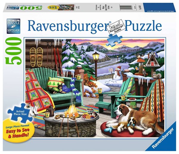 Ravensburger (16442) - "Cozy Series, Apres All Day" - 500 pièces